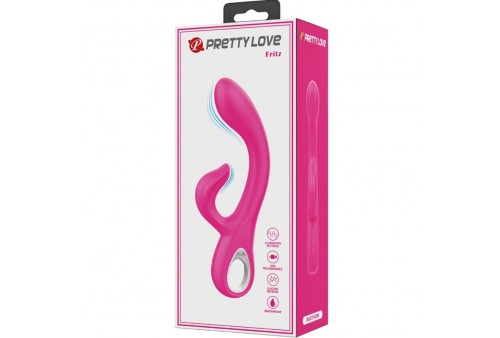 pretty love fritz vibrador rabbit 12 vibraciones rosa