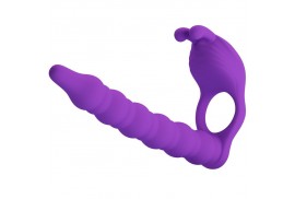 pretty love blackney anillo pene con plug vibrador lila