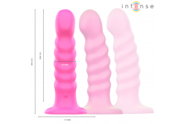 intense cindy vibrador talla l diseño en espiral 10 vibraciones rosa control remoto