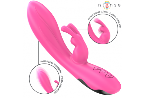 intense randall vibrador rabbit 10 vibraciones rosa