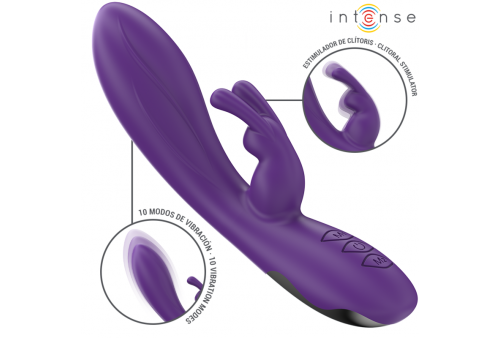 intense randall vibrador rabbit 10 vibraciones morado