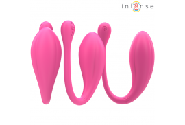 intense janice vibrador u doble estimulación 10 vibraciones rosa control remoto