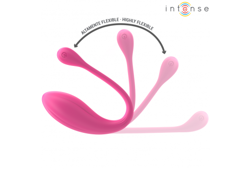 intense janice vibrador u doble estimulación 10 vibraciones rosa control remoto