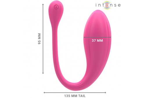 intense janice vibrador u doble estimulación 10 vibraciones rosa control remoto