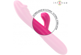 intense ivy vibrador flexible 10 vibraciones con lengua estimuladora rosa