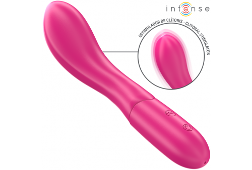 intense lisette vibrador 19 cm flexible 10 vibraciones rosa