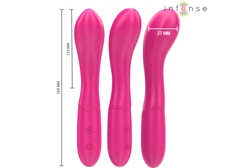 intense lisette vibrador 19 cm flexible 10 vibraciones rosa